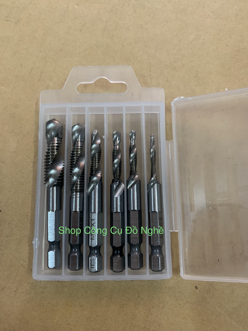bộ 6 mũi khoan taro máy tốt (M3-M10)