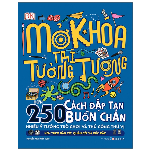Fahasa - Mở Khóa Trí Tưởng Tượng - Hơn 250 Cách Đập Tan Buồn Chán - Tặng Kèm Theo Bàn Cờ + Quân Cờ + Xúc Xắc