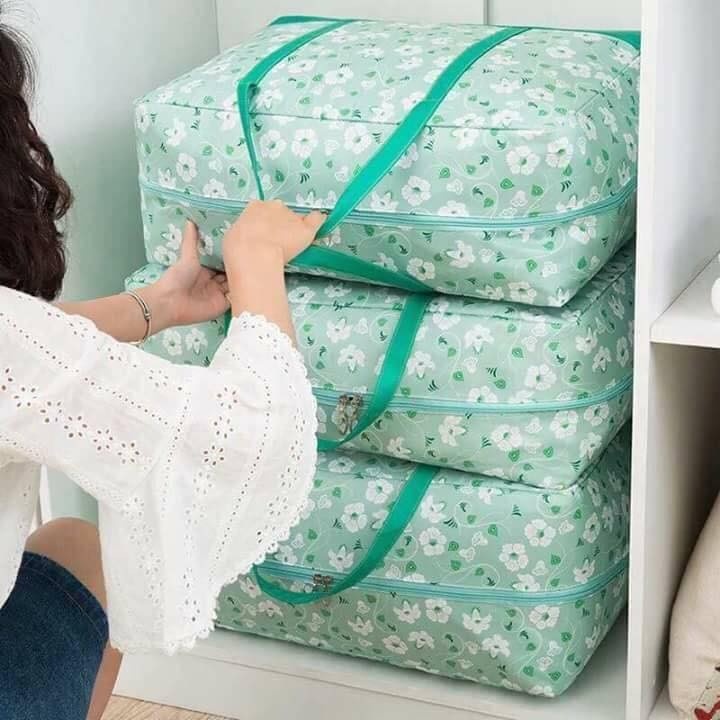 Set 3 Túi 3 Kích Thước Đựng Chăn Màn, Quần Áo