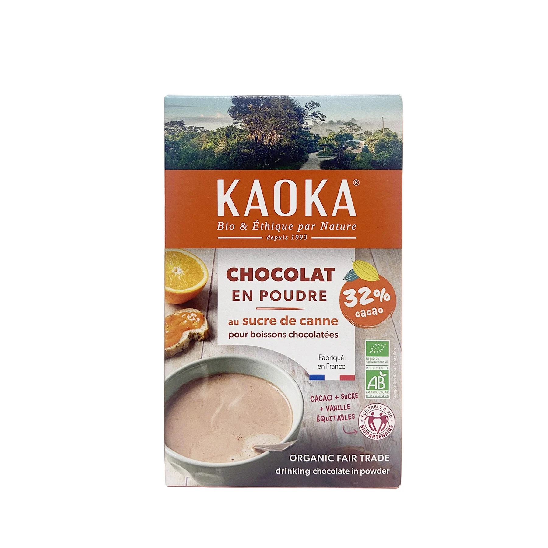 Bột ca cao hữu cơ 32% Cacao 400gr -  Kaoka