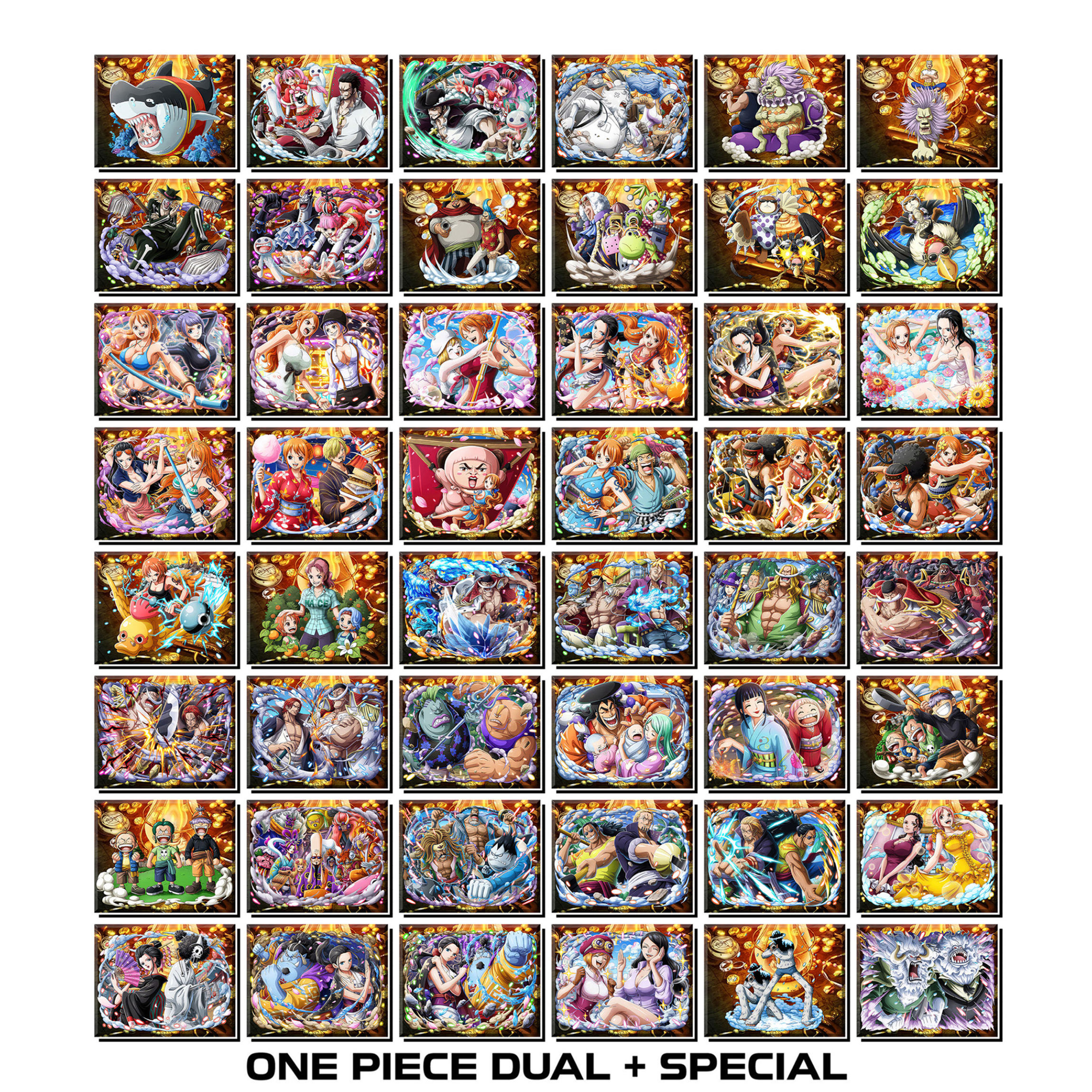 [Độc Quyền Phản Quang 7 Màu] - Phần 5 - Thẻ Bài One Piece - Dual Character & Special