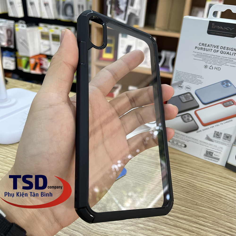 Ốp Lưng iPhone X, XS, XR, XS MAX Chống Sốc Chống Va Đập Hãng iPaky