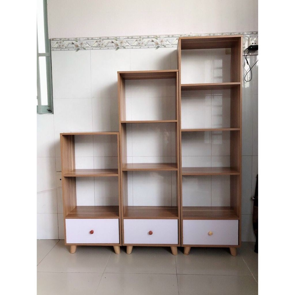 Tủ Kệ Phong Cách Bắc Âu 3 Tầng
