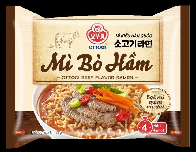 (Sôc) thùng mì bò hầm 120g*20 gói