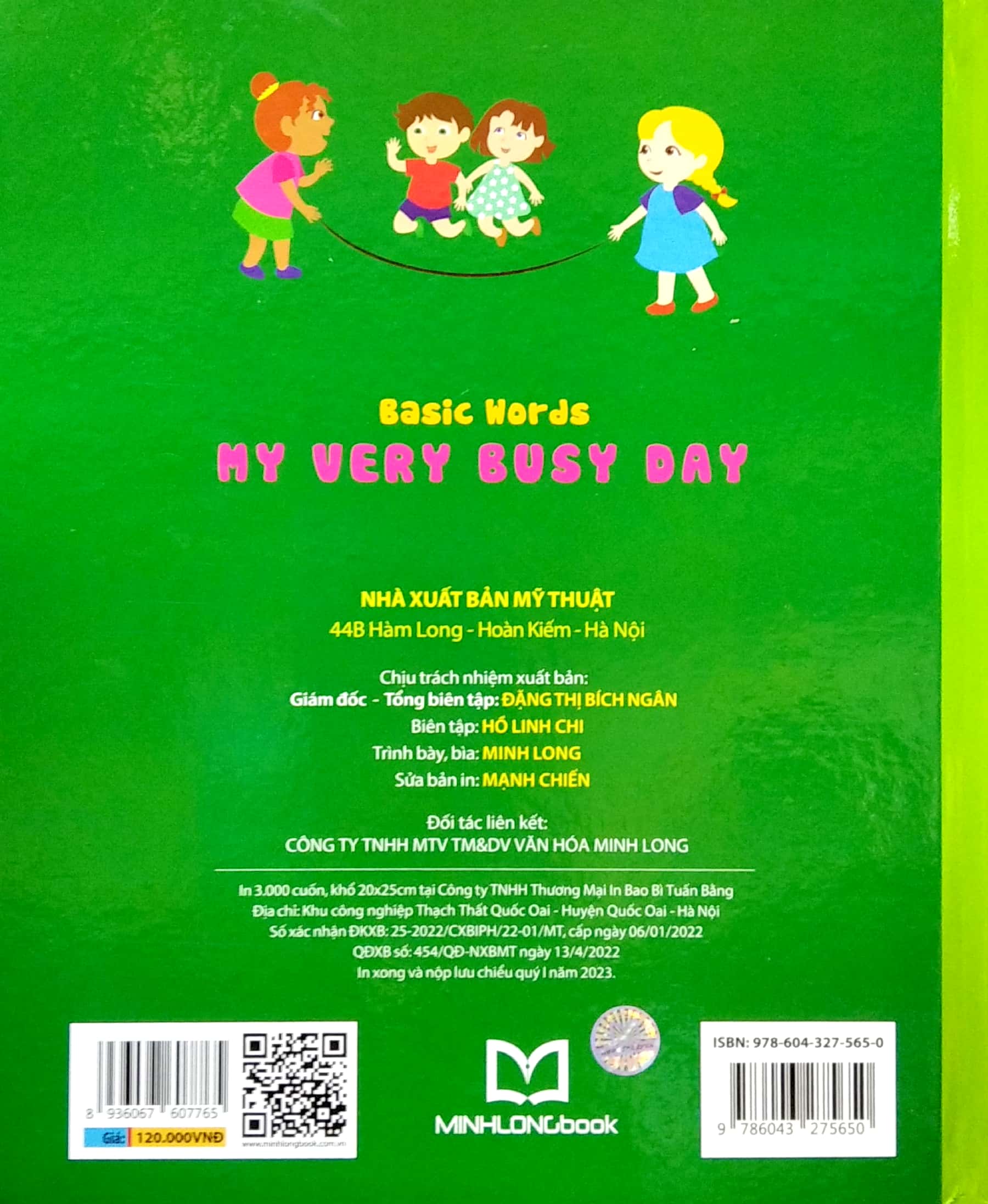 Book: basic words-my very busy day