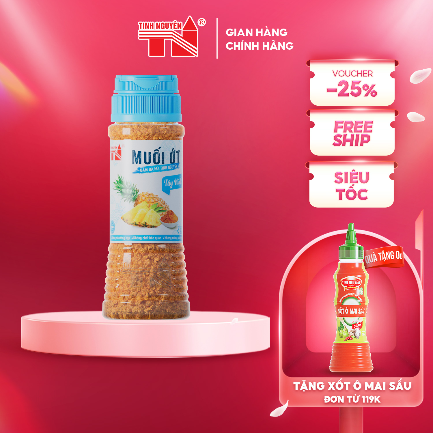 Muối Ớt Tây Ninh Tinh Nguyên (90g)