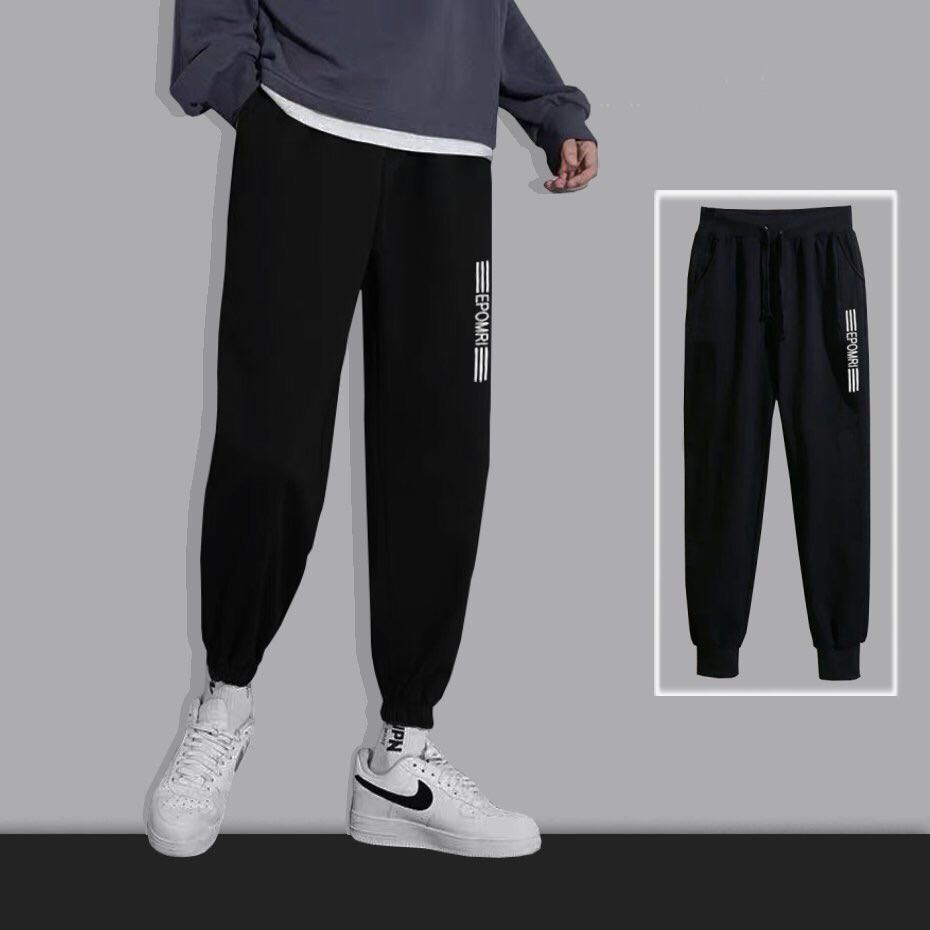 Quần Jogger Nam Hàn Quốc Năng Động Phối Họa Tiết Chữ Đơn Giản Basic Thời Trang 4MENHN JOGGER NAM 90000108