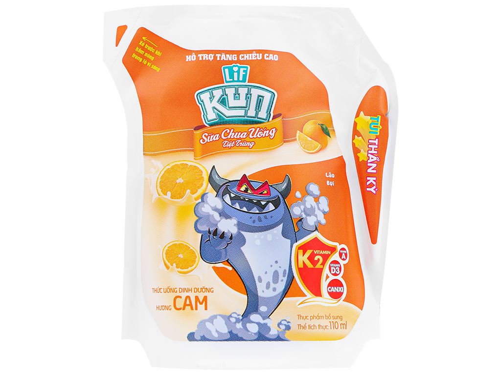 Sữa KUN thùng 24 túi 110ml đủ vị