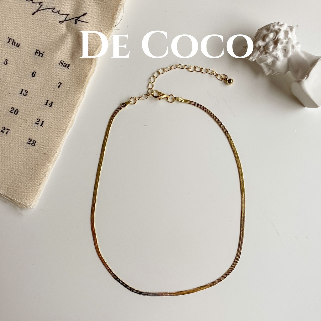 Vòng cổ choker màu vàng gold Decoco decoco.accessories