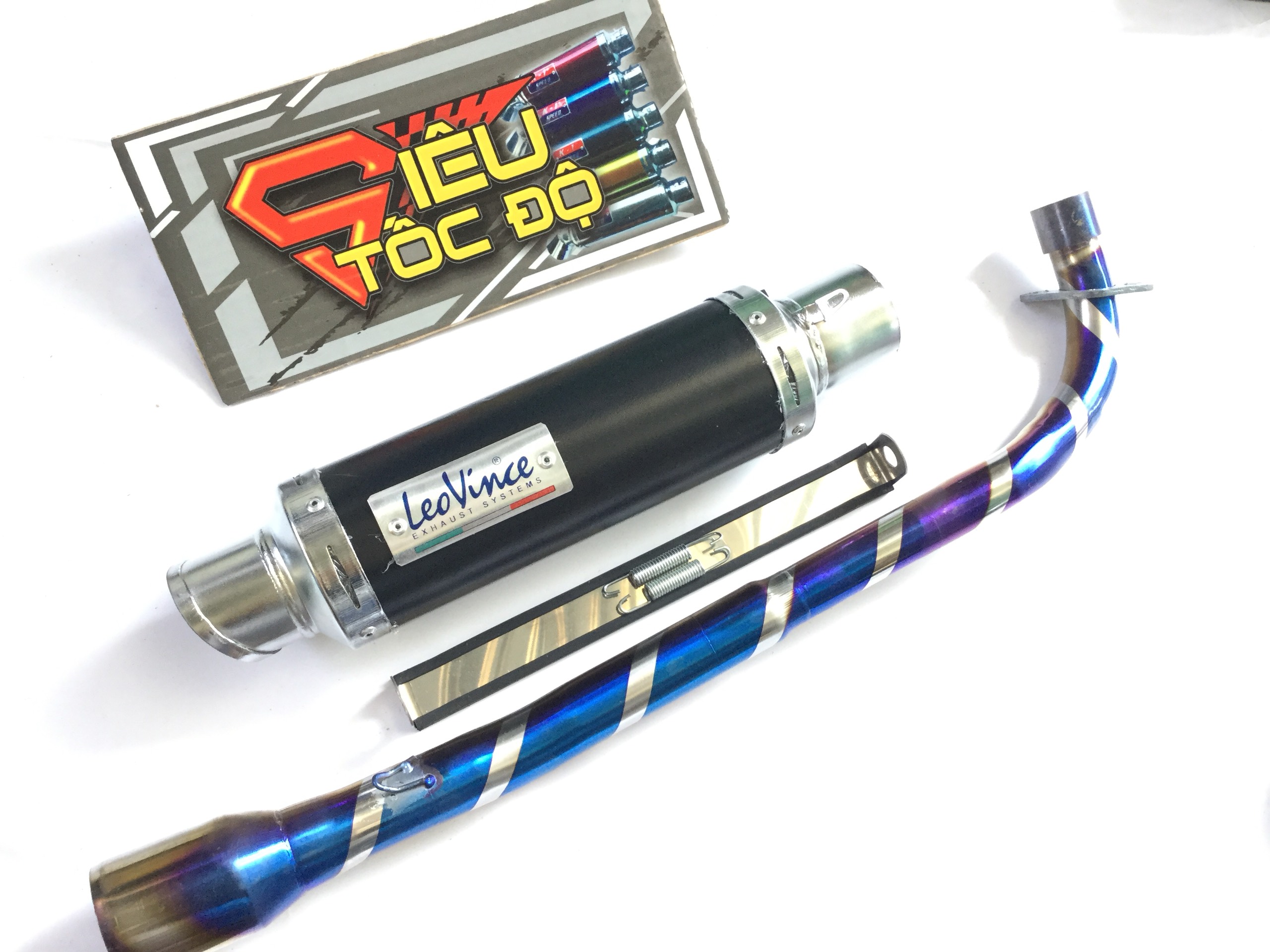 Pô LeoVince ĐEN FULL CỔTitan GẮN NHIỀU LOẠI XE Exciter 135/150 - Winer+ SoniC , WAVE, SI, AXELO,... Sản Phẩm Chất Lượng, Gian Hàng Uy Tín, Giá Cả Cực Tốt, Mua Ngay.