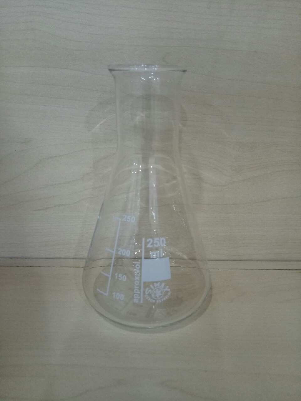 Bình tam giác miệng hẹp 250ml SIMAX