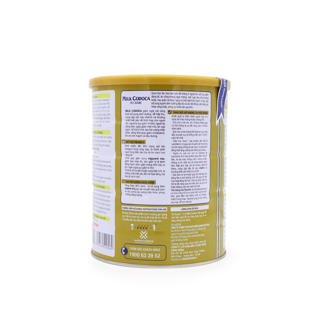 Codoca Hi Canxi 400g