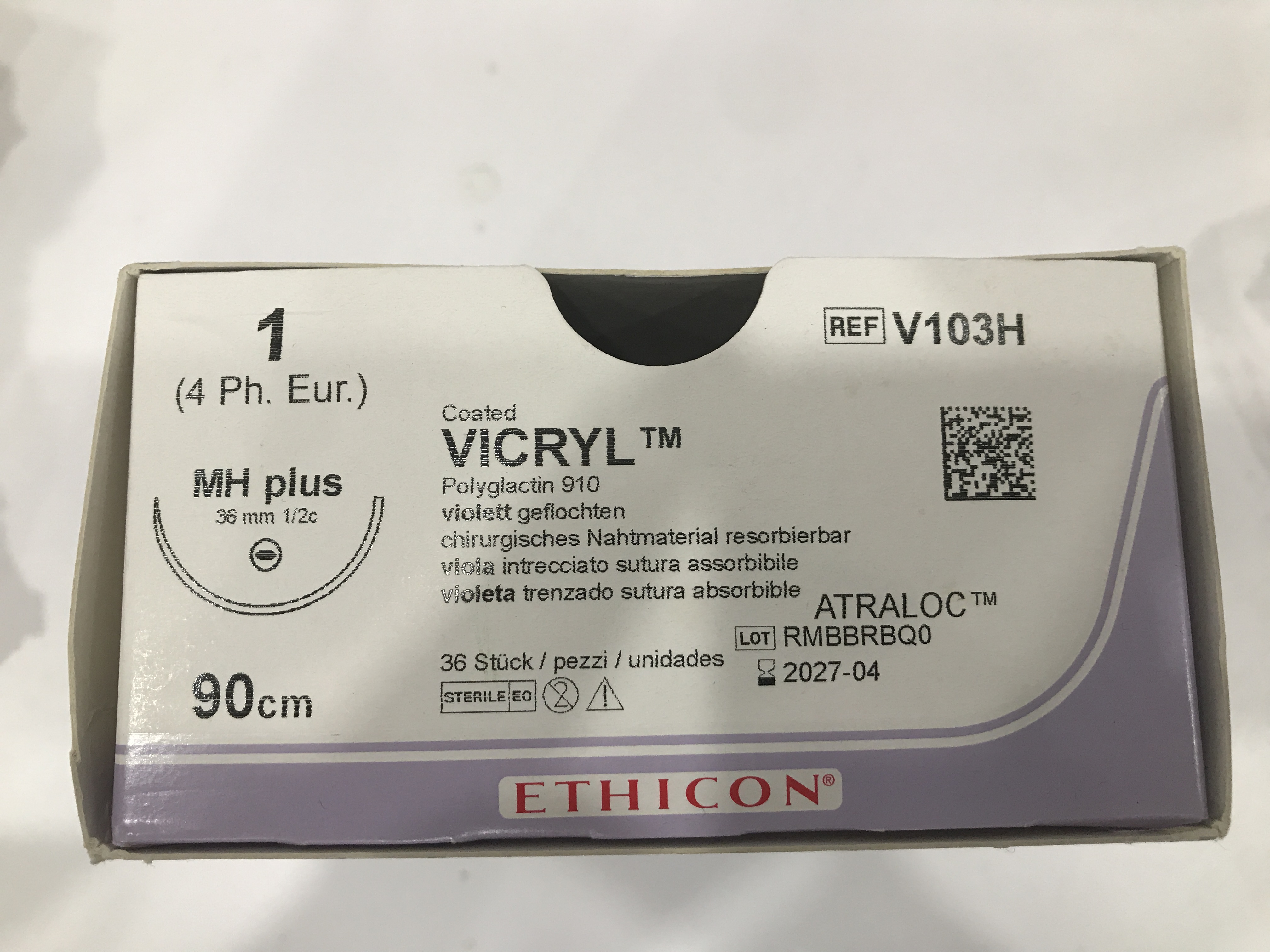 Chỉ phẫu thuật Vicryl 1