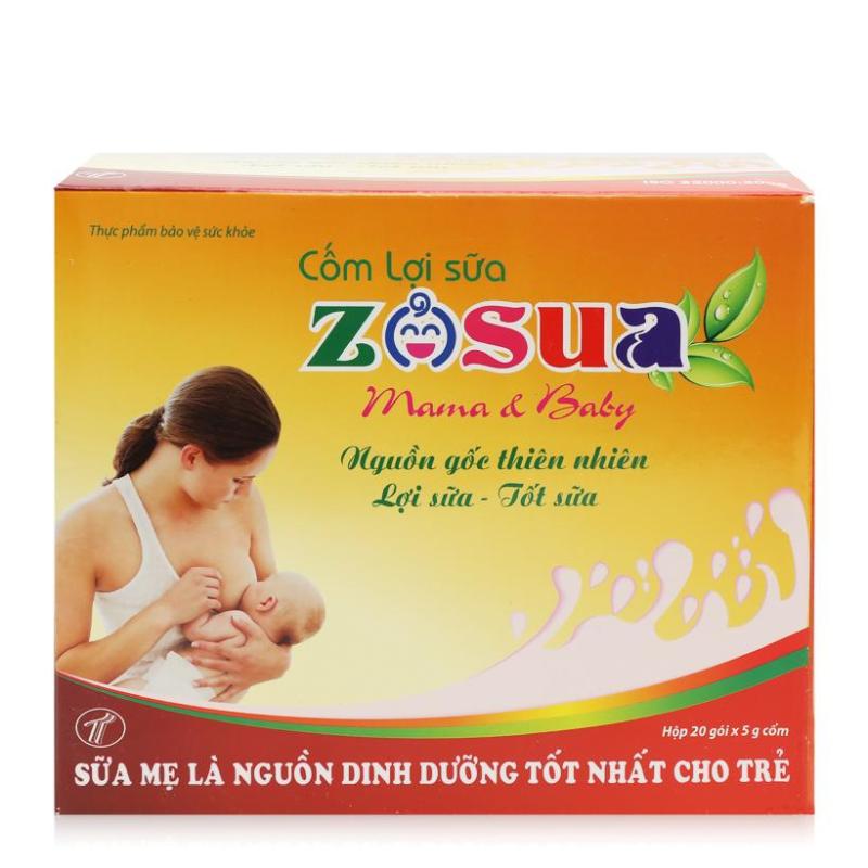 Cốm lợi sữa Zosua 20 gói tăng số lượng và chất lượng sữa mẹ nhập khẩu