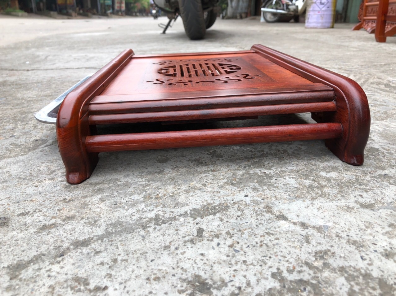 Khay trà để bàn cao cấp (Gỗ Hương đá )
