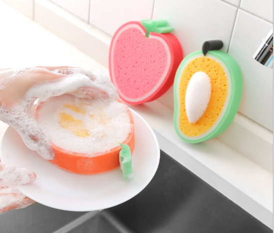 Combo 2 Fruit-Shaped Dishwashing Pads