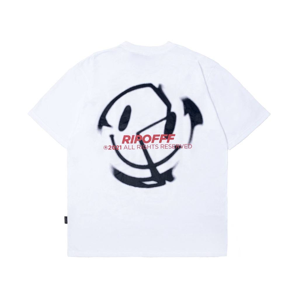 RIPOFFF Big Logo  T-shirt - White