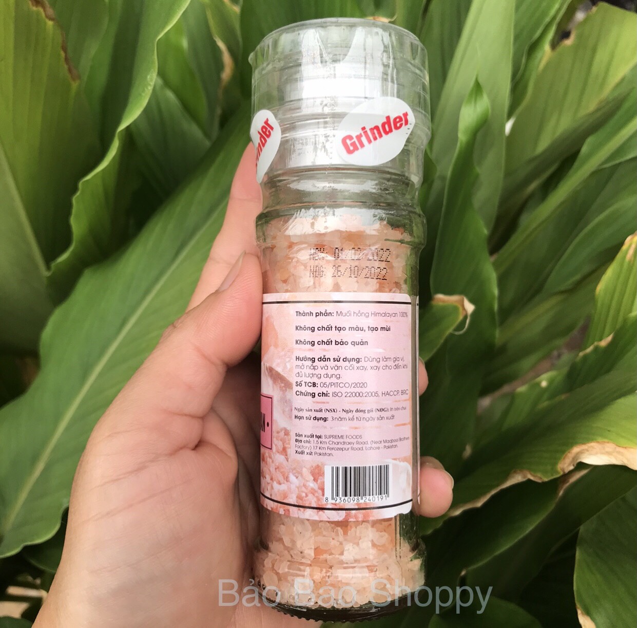 Muối hồng Himalaya TOPSPICE( SP CTy Petrolimex) 110g( nắp có cối xay)