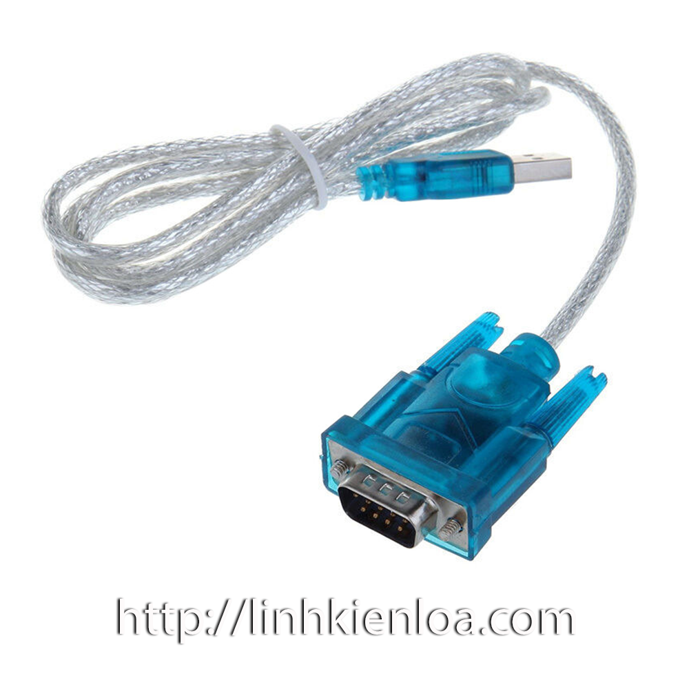 Cáp chuyển và Jack chuyển USB ra Cổng COM (RS232)