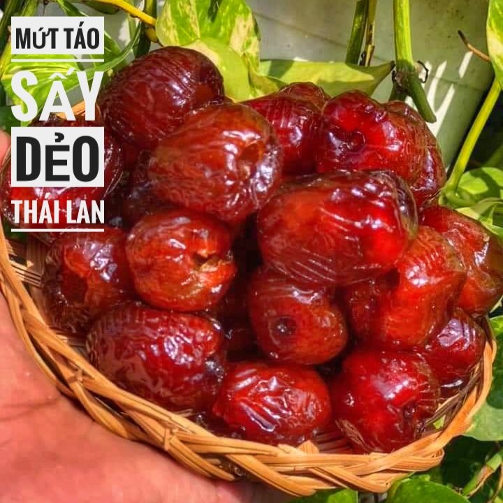 TÁO SẤY DẺO THÁI LAN ĐÃ TÁCH HẠT 1KG