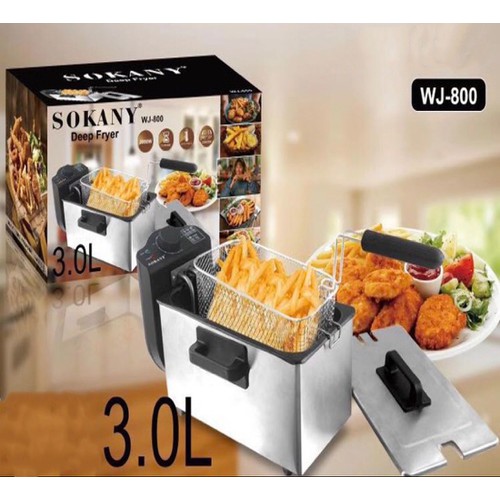 Bếp chiên nhúng Điện cao cấp 3L sokany-BẢO HÀNH 12 THÁNG