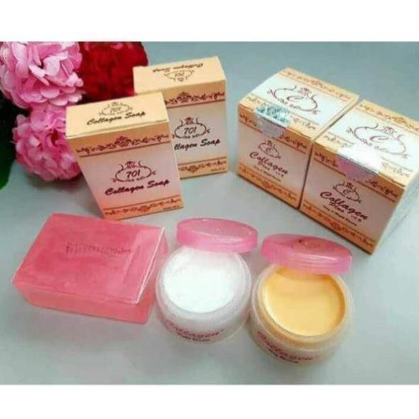 Kem nám tàn nhang cặp Collagen Plus Vit E