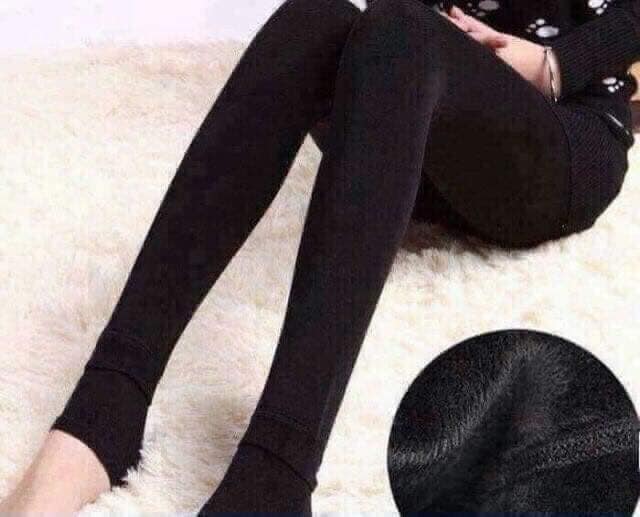 Quần Tất Nỉ Lót Lông Dày Dặn Siêu Ấm