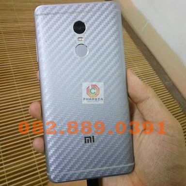 Miếng dán mặt lưng skin carbon Xiaomi Redmi Note 3/ Note 4/ Note 4X/ Note 3 Pro