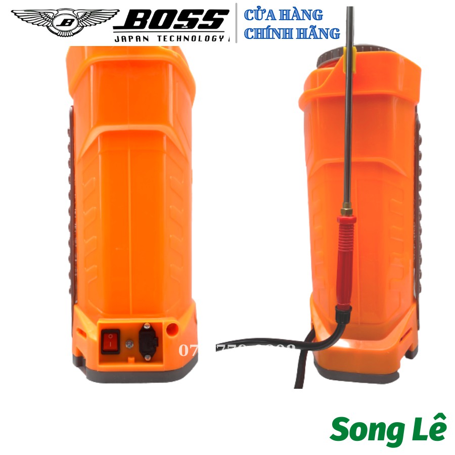 Bình xịt Điện Boss Nhật 20L - 1 Bơm - 12V/8Ah