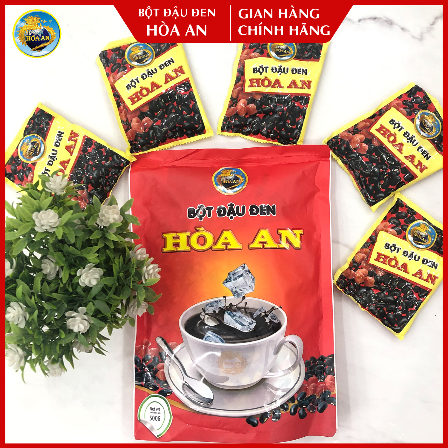 COMBO Bột Đậu Xanh Và Bột Đậu Đen HÒA AN