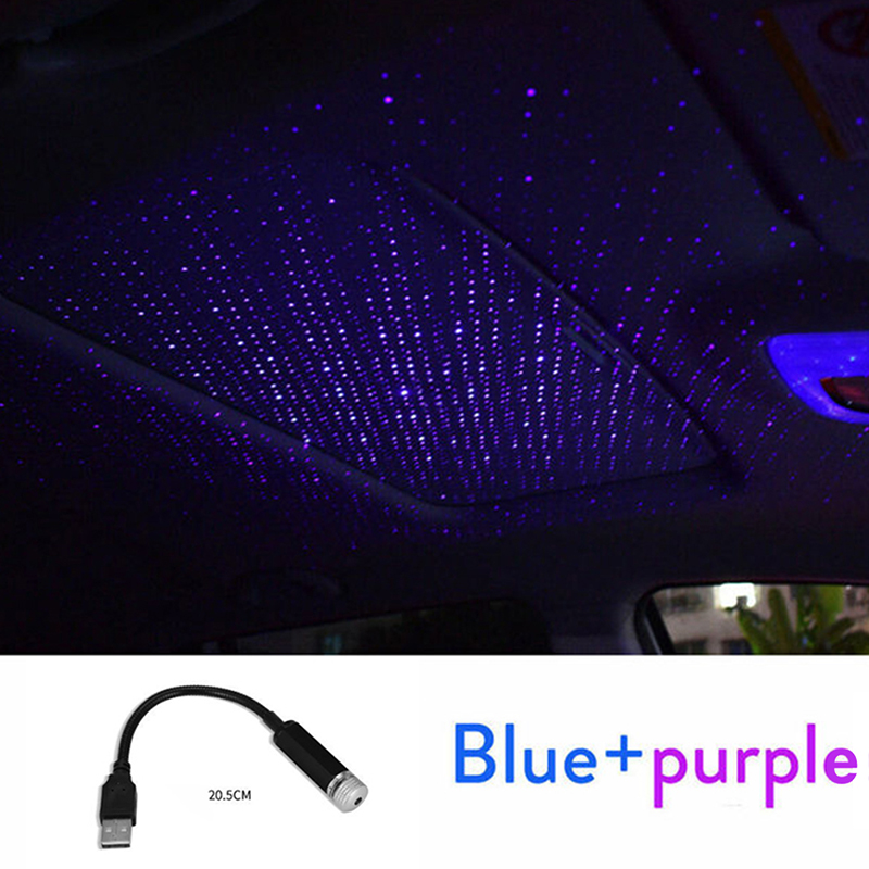 Thời trang Đèn ngủ bầu trời đầy sao led lãng mạn đèn máy chiếu Galaxy Star chạy bằng USB 5V