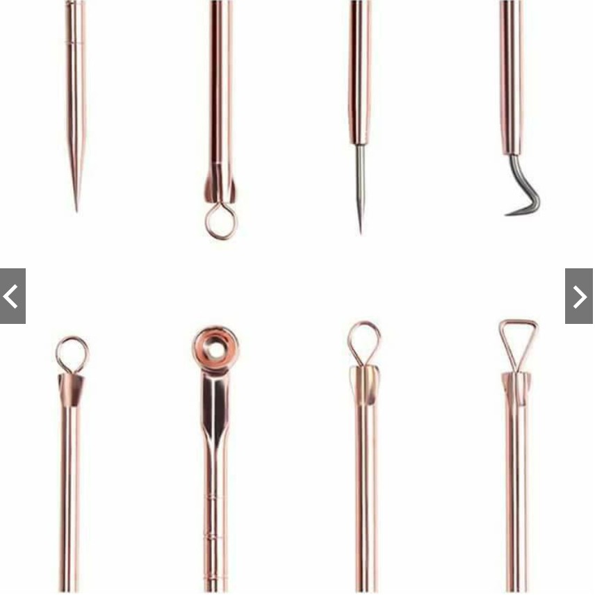 Bộ 4 Dụng Cụ 8 Đầu Nặn Mụn Cao Cấp