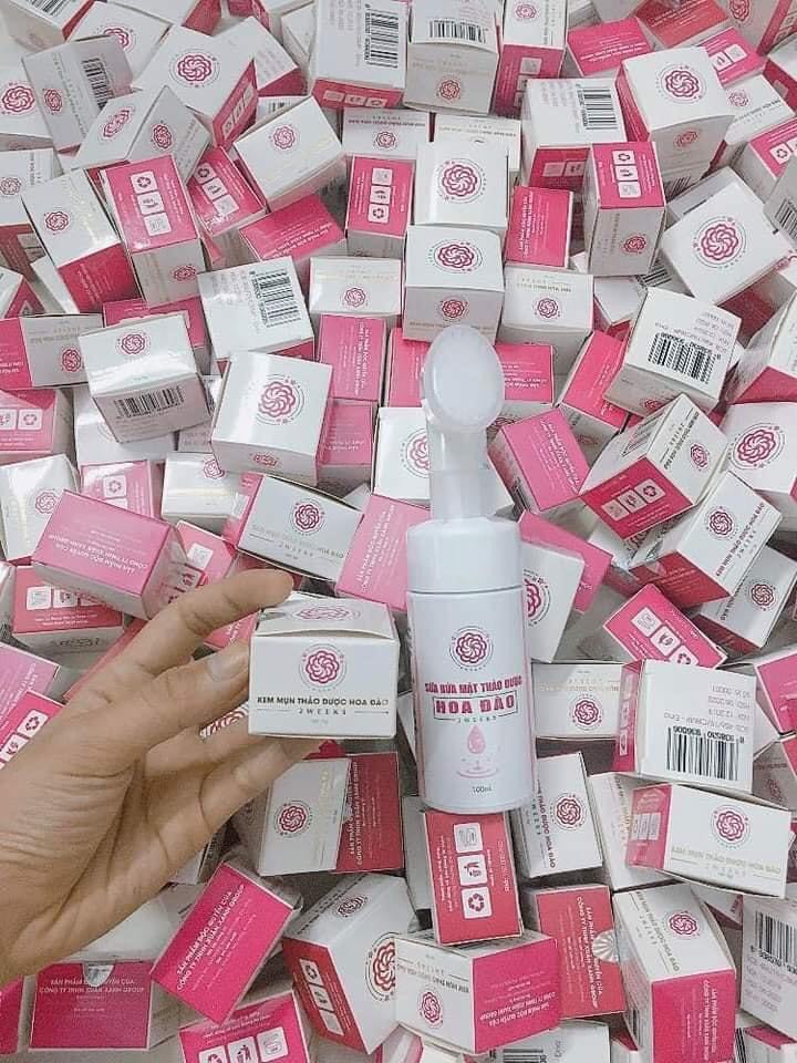(GIÁ SỈ) Combo 20 Hộp Kem Mụn Thảo Dược Hoa Đào