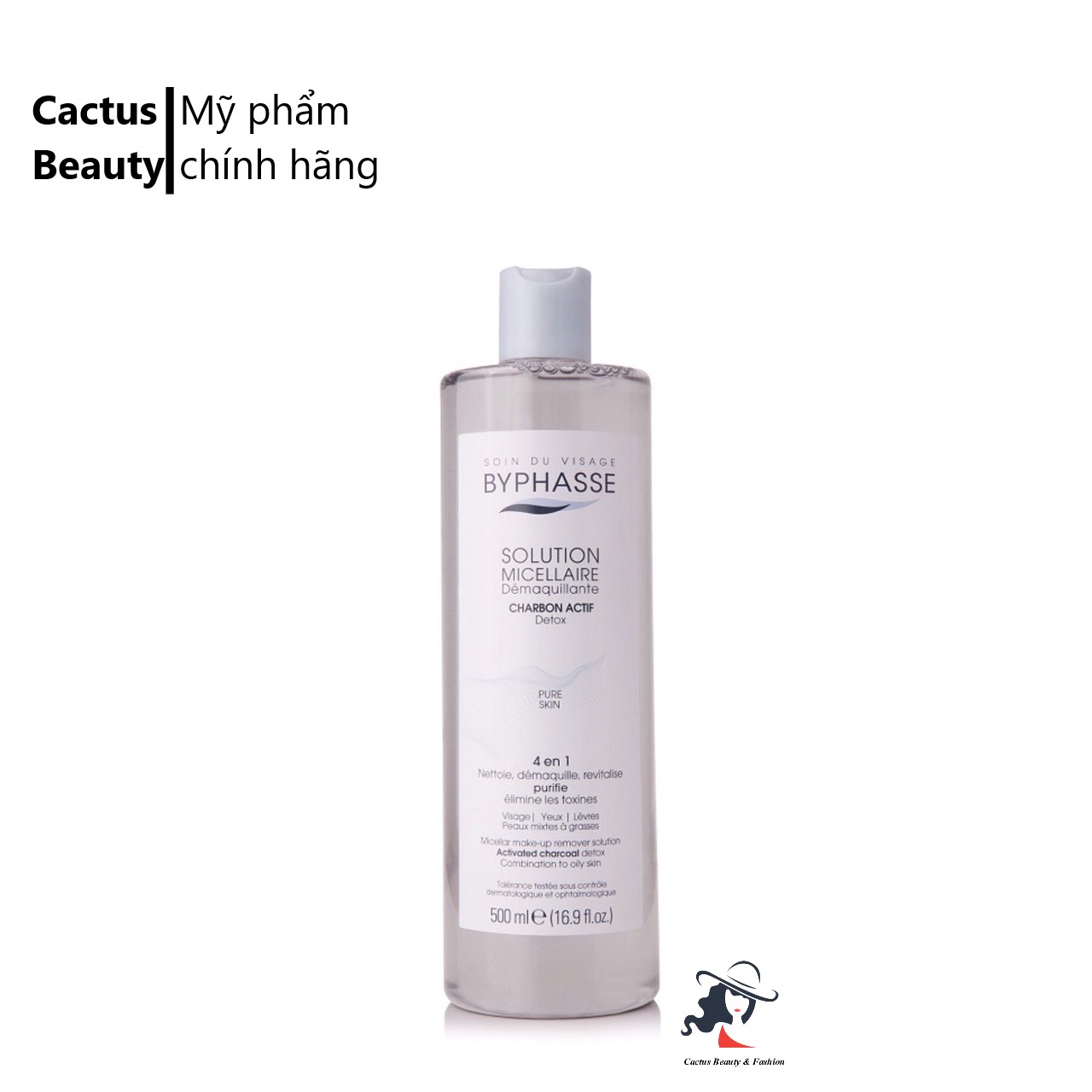 [HCM]Nước tẩy trang Byphasse than hoạt tính