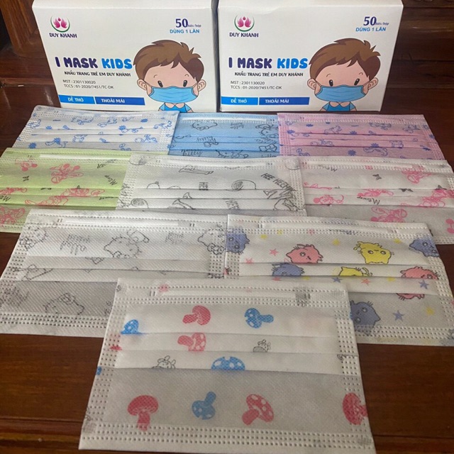 Khẩu trang Y tế trẻ em Duy Khánh cho bé