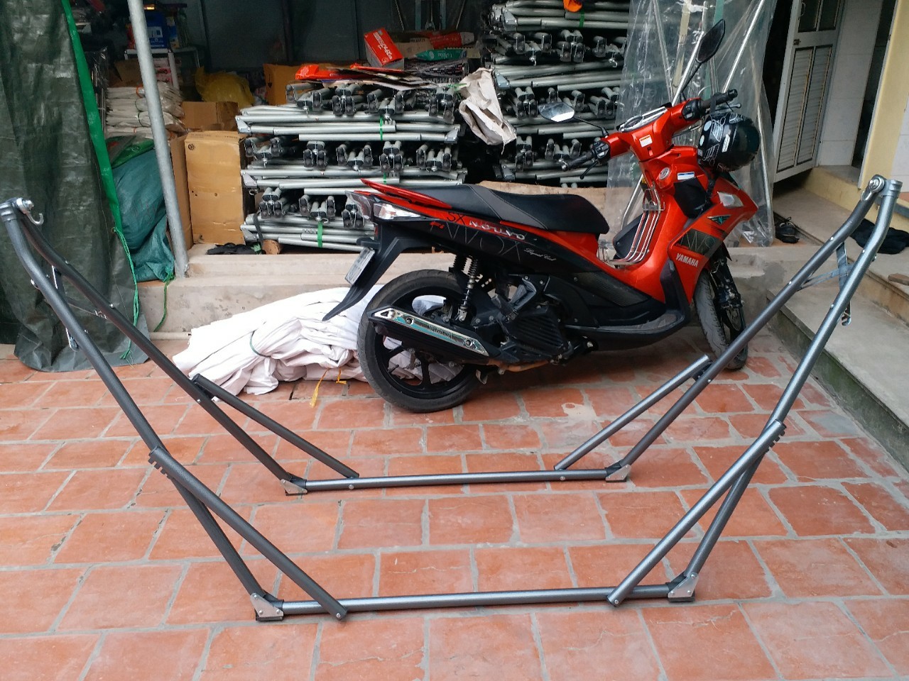 Khung võng xếp người lớn, trẻ em (KHÔNG kèm lưới võng)