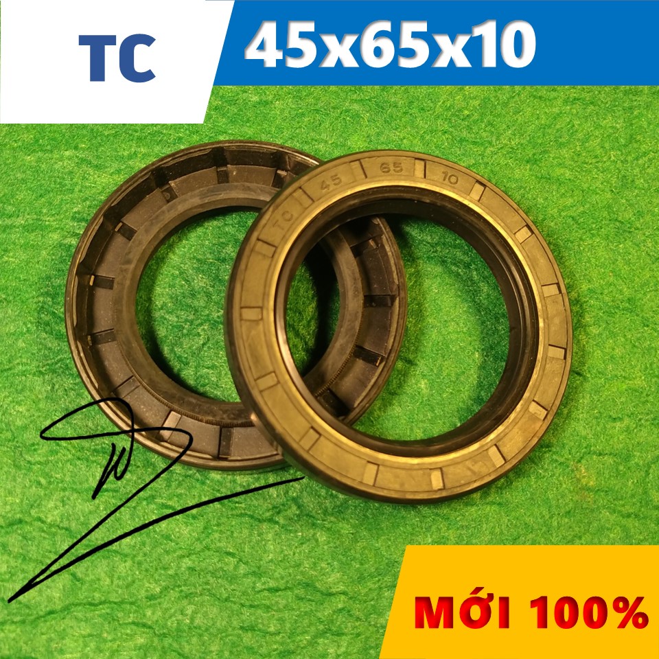 Phớt dầu TC 45x65x10   (Chắn dầu / lò xo / Phớt ben / Oil seal TC 45*65*10)
