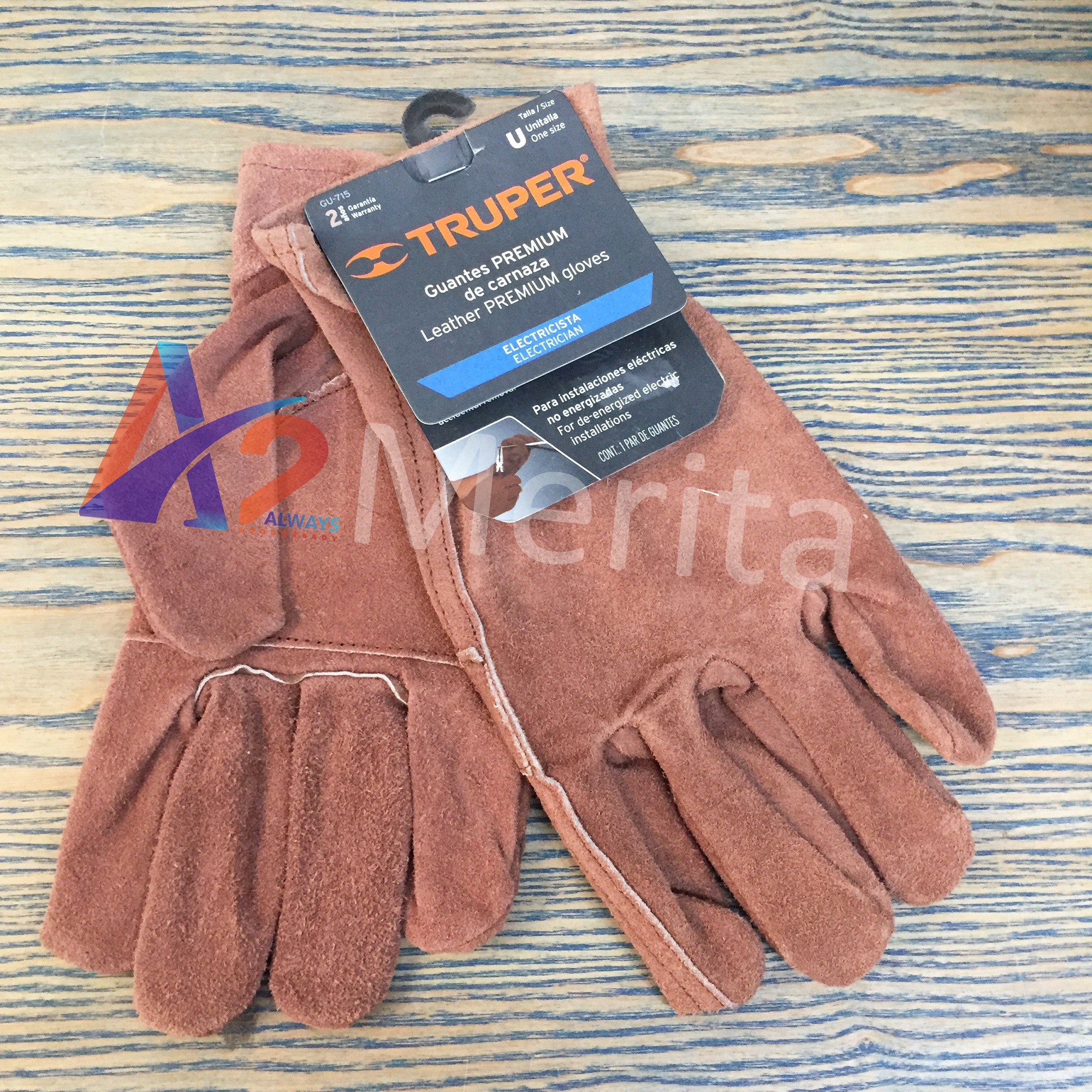 Găng tay da cho thợ điện đàn hồi Truper 14289