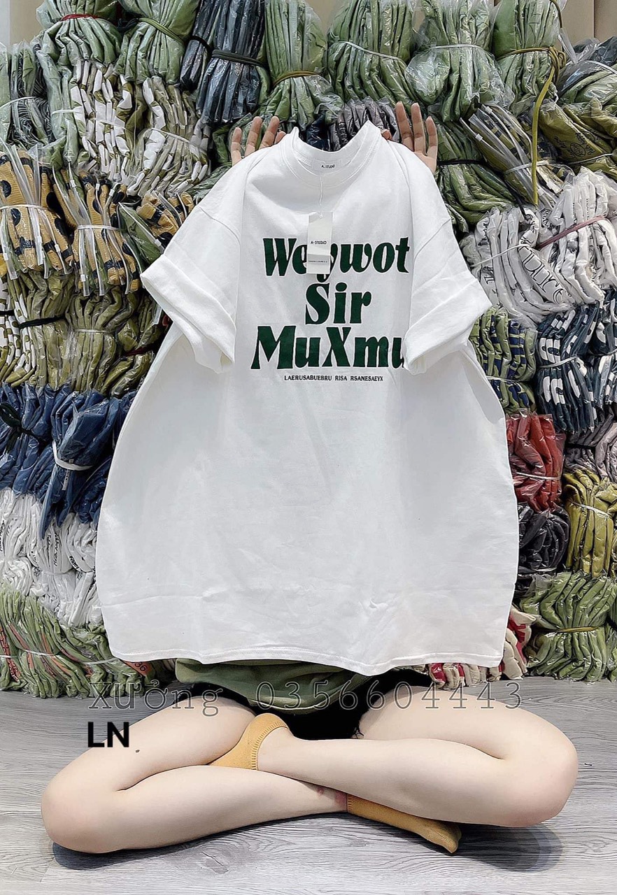 Áo thun we.wot  Chất cotton ,ln