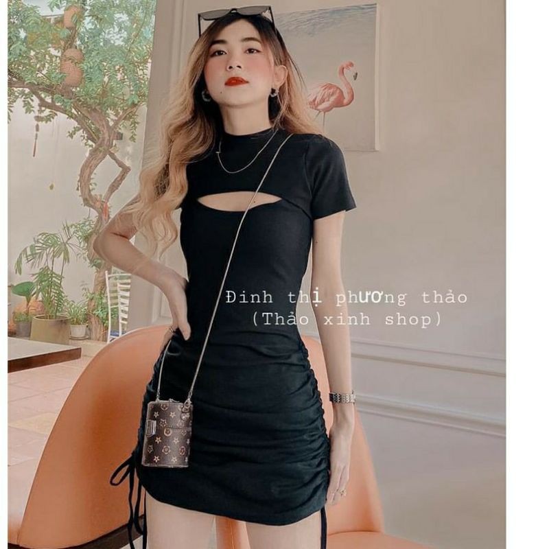[HCM]ĐẦM BIGSIZE (55 đến 90 ký) KHOÉT NGỰC RÚT DÂY BODY
