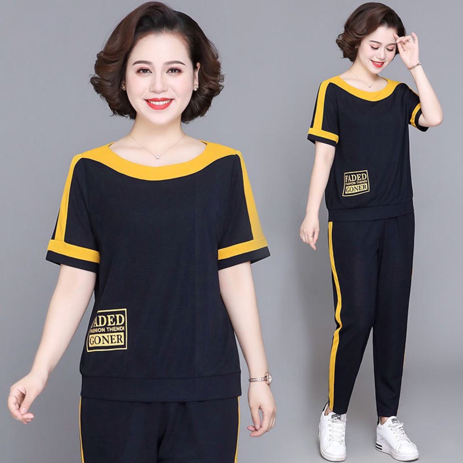 [FreeshipMAX] Đồ bộ trung niên mặc nhà  cho bà cho mẹ
