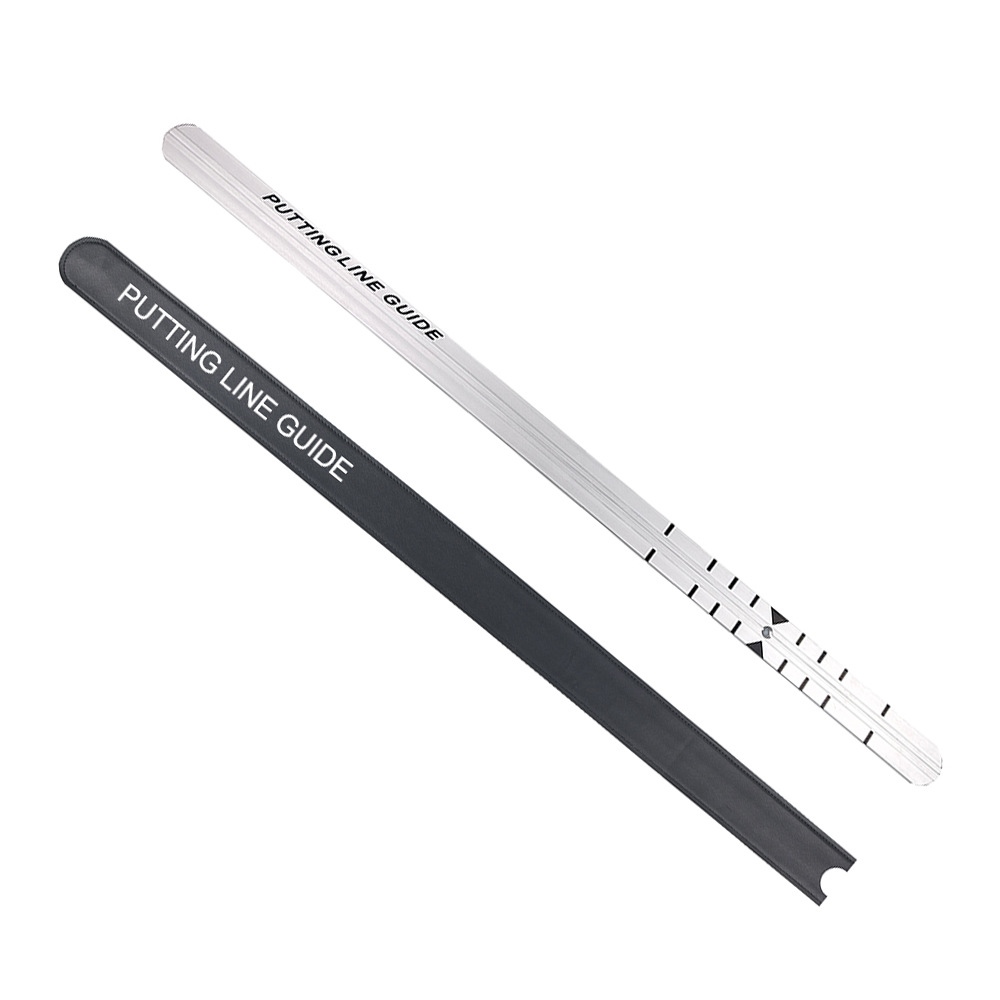 Golf putter ruler putter track guide exerciser keep sending rod push out forward rotation putter practice supplies golf