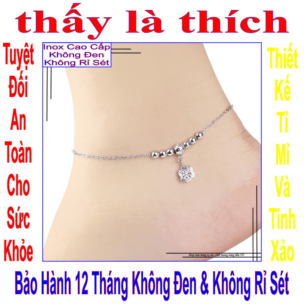 Women chain stainless steel gold plated see is like face flower delivery bi-commitment 1 Đổi 1 if Hoen, rust