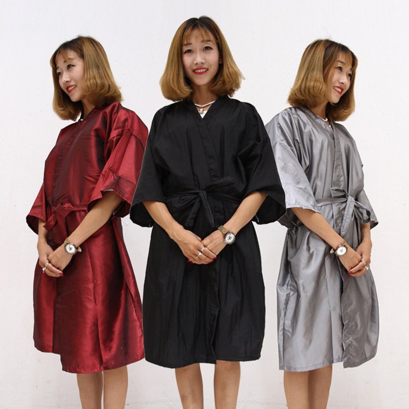 Áo Choàng Kimono Cho Khách Salon Tóc Spa Tiệm Nail Thẩm Mỹ Viện
