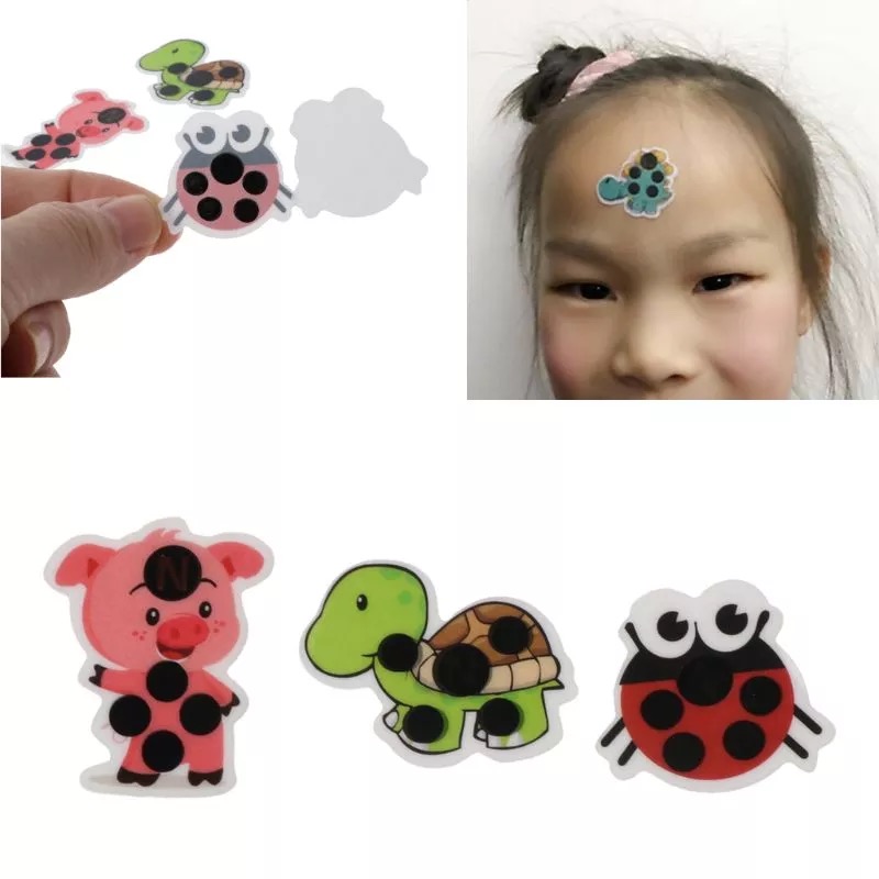 Combo 10 miếng nhiệt kế dán trán cho bé (giao mẫu ngẫu nhiên)