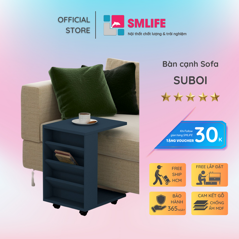 Bàn cạnh sofa SMLIFE Suboi
