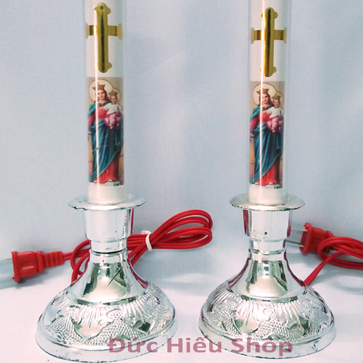 Đèn thờ cúng thiên chúa giáo cỡ nhỏ