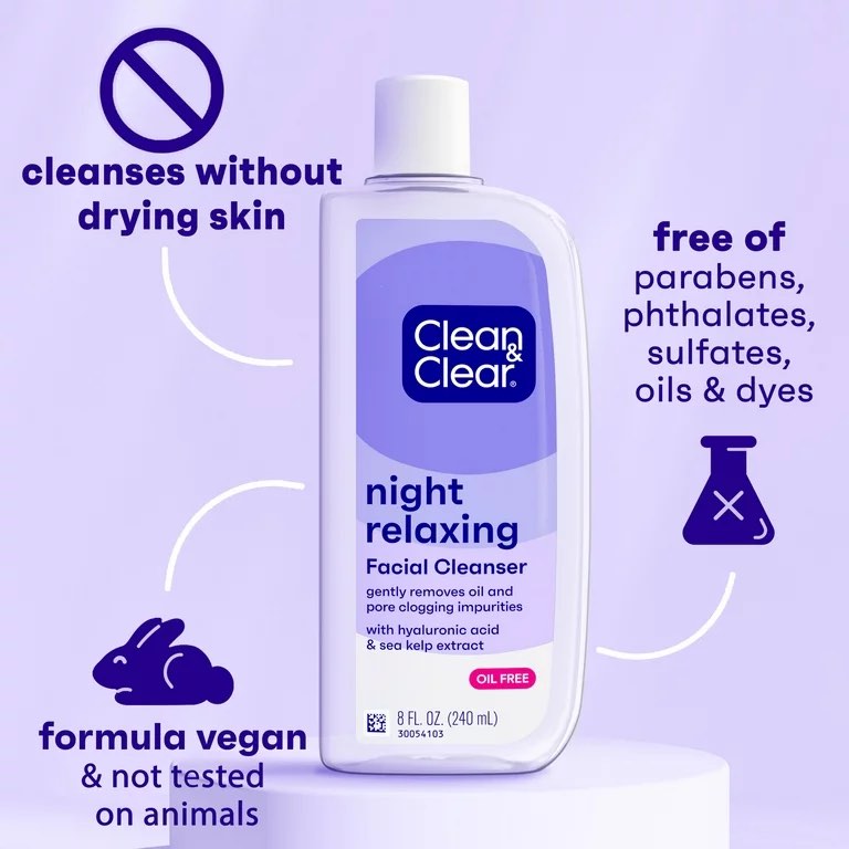 ( MẪU MỚI 2024 ) SỮA RỬA MẶT CLEAN & CLEAR NGÀY ĐÊM 240ML