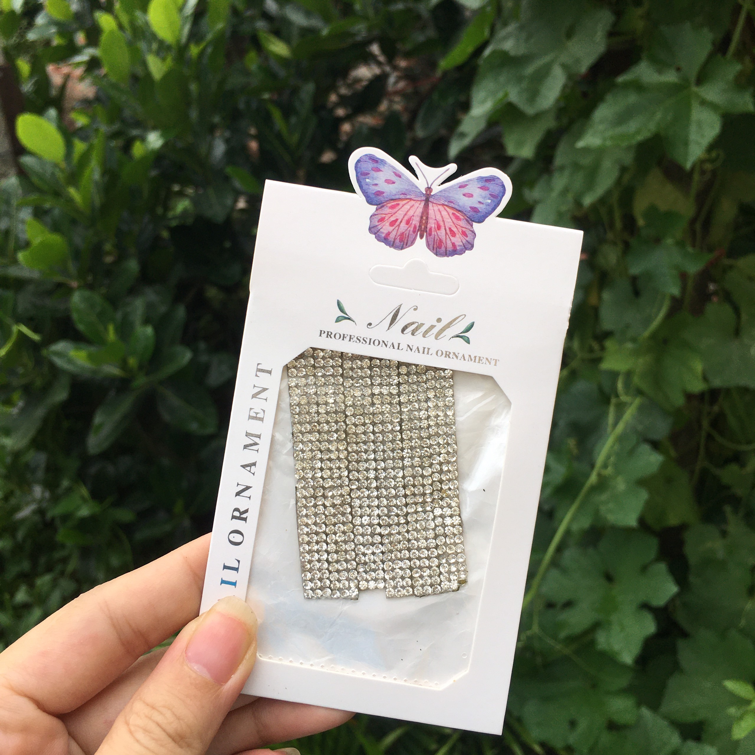 Charm dây xích đá làm nail