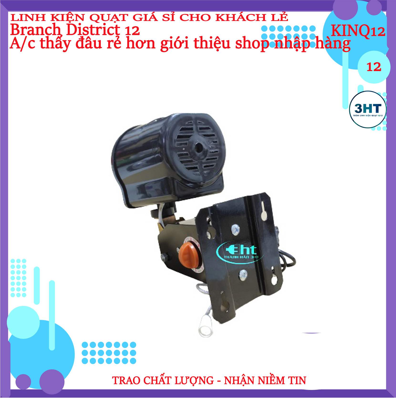 ĐẦU QUẠT TREO SẮT